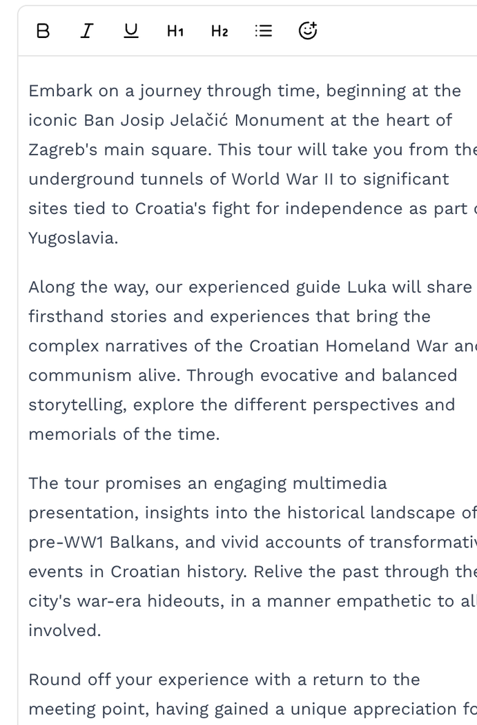 Communism & Croatian Homeland War Tour